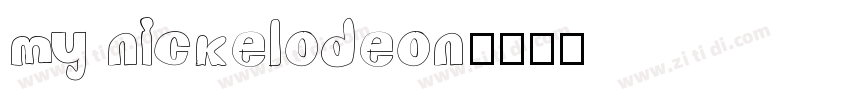my nickelodeon字体转换